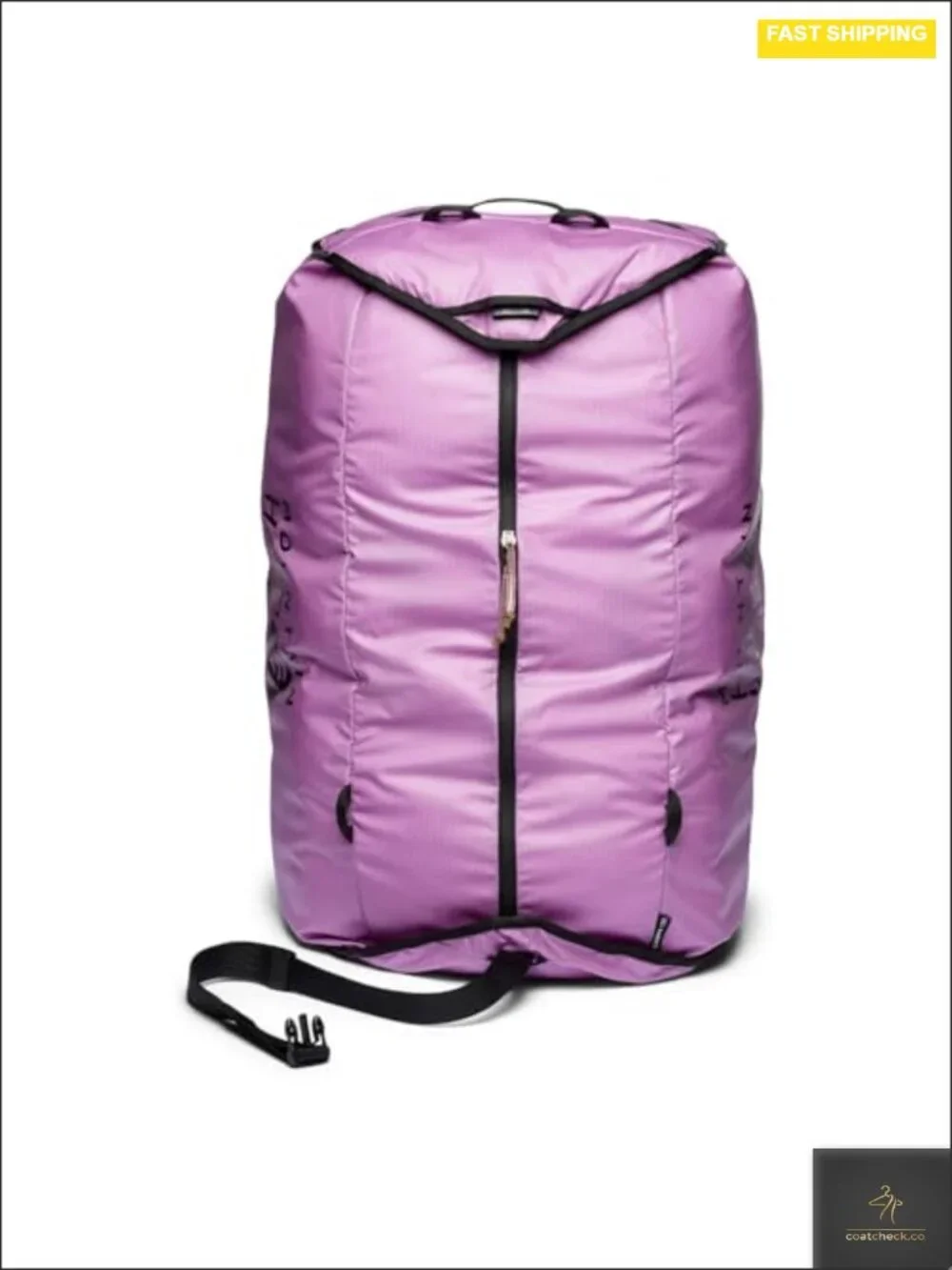 Durable 95L Travel Duffel Bag with Center Zip & Water Resistant Nylon